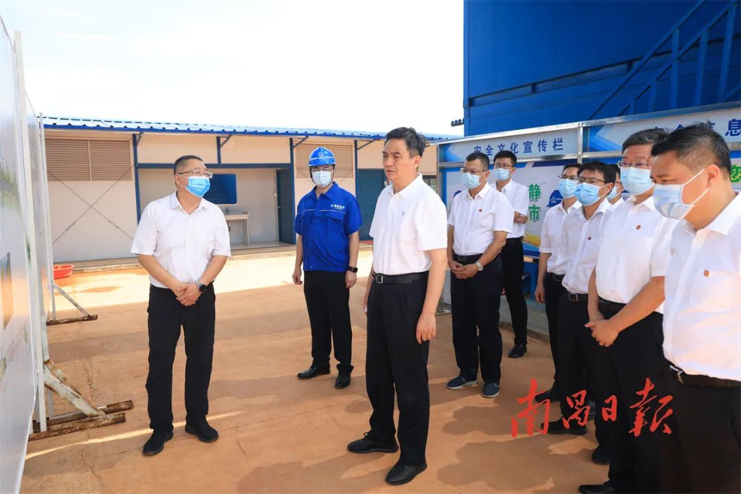 李红军调研红谷滩区南部沉大沉点项目建设情况